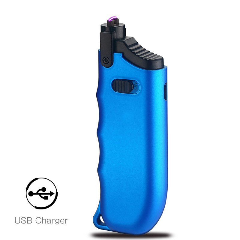 厂家直供JJ906拉杆电弧点火枪 可伸缩充电打火机厨用脉冲点烟器