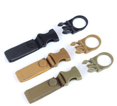 户外战术尼龙水瓶饮料瓶挂扣织带挂登山扣便携水瓶快挂矿泉水夹扣