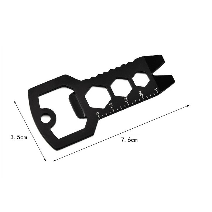 多功能EDC工具卡带起钉器开瓶器钥匙扣随身多用小工具开罐器