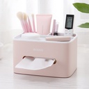 OFB1012 - Creative Desktop Tissue Dispenser and Organizer 创意桌面收纳纸巾盒 茶几客厅遥控器收纳盒 多功能实用简约抽纸盒