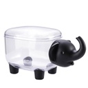 OFB1007 - Creative Animal-Shaped Desktop Storage Box 小象喜羊羊棉签盒牙签盒  塑料桌面羊型收纳盒