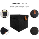 HOB6063 - Felt Sundries Storage Basket 毛毡杂物收纳筐 玩具零食置物收纳篮 宿舍桌面收纳盒