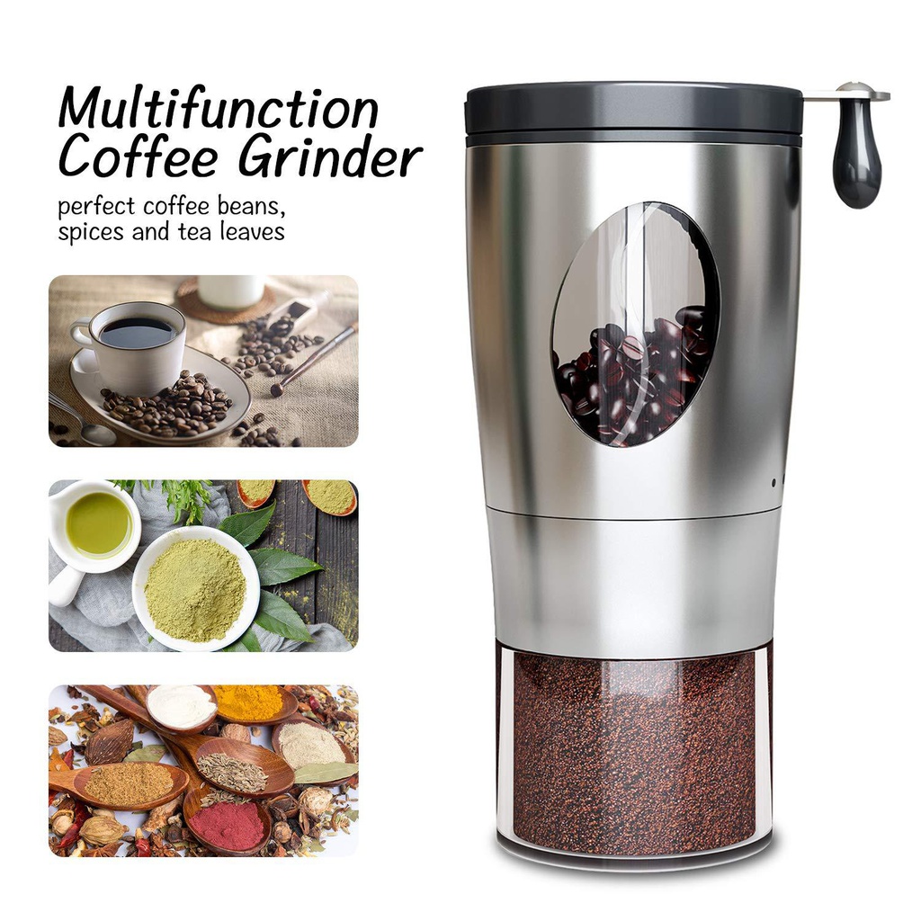 手摇咖啡磨豆机 不锈钢咖啡磨 手动咖啡磨 coffee mill