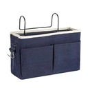 HOB6046 - Multi-pocket Canvas Storage Organizer 北欧创意布艺收纳挂袋床头收纳神器宿舍上下铺收纳袋寝室储物袋