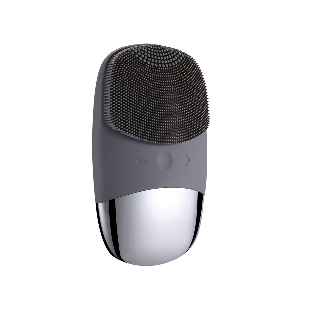 BR001385 - 现货 新款硅胶洁面仪 电动超声波防水毛孔清洁器 深层按摩洗脸仪