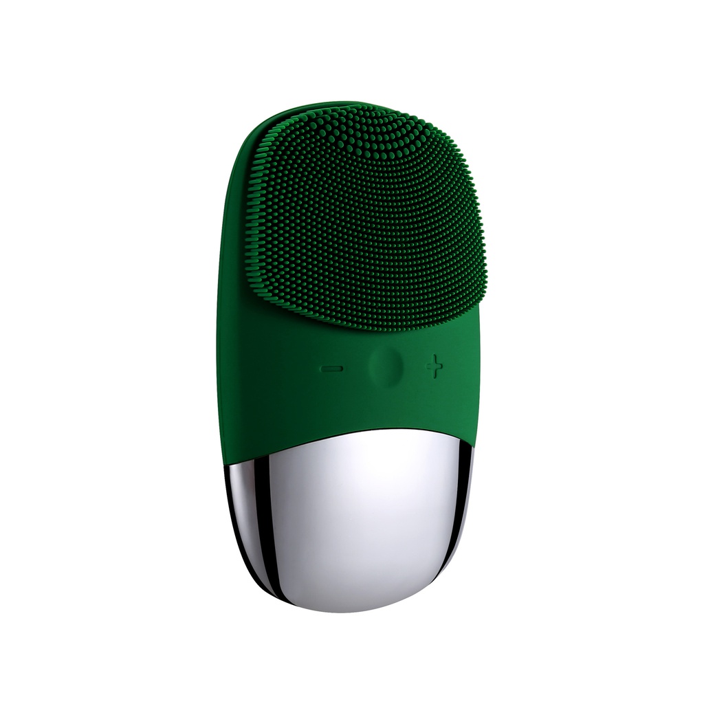 BR001385 - 现货 新款硅胶洁面仪 电动超声波防水毛孔清洁器 深层按摩洗脸仪