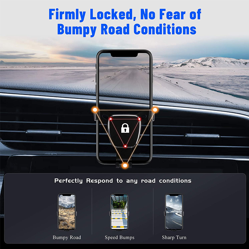 Air Vent Car Mount Phone Holder   Gravity Car Vent Phone Holder
