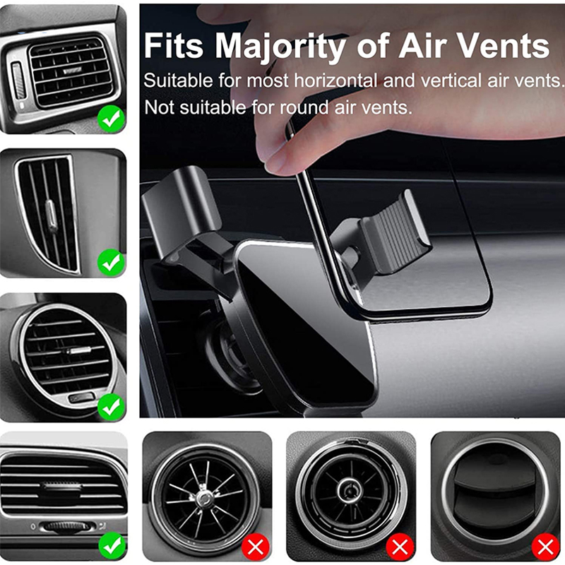 Air Vent Car Mount Phone Holder   Gravity Car Vent Phone Holder