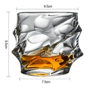跨境直营欧式创意水晶玻璃威士忌酒杯家用洋酒烈酒杯水杯酒吧杯子