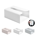 HOB6056 - Nordic Wall-mounted Tissue Dispenser 塑料纸巾盒挂墙白色北欧壁挂