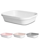 HOC4006 - 2-piece Wash and Drain Basket 亚马逊 日式沥水篮洗菜盆客厅水果盘家用塑
