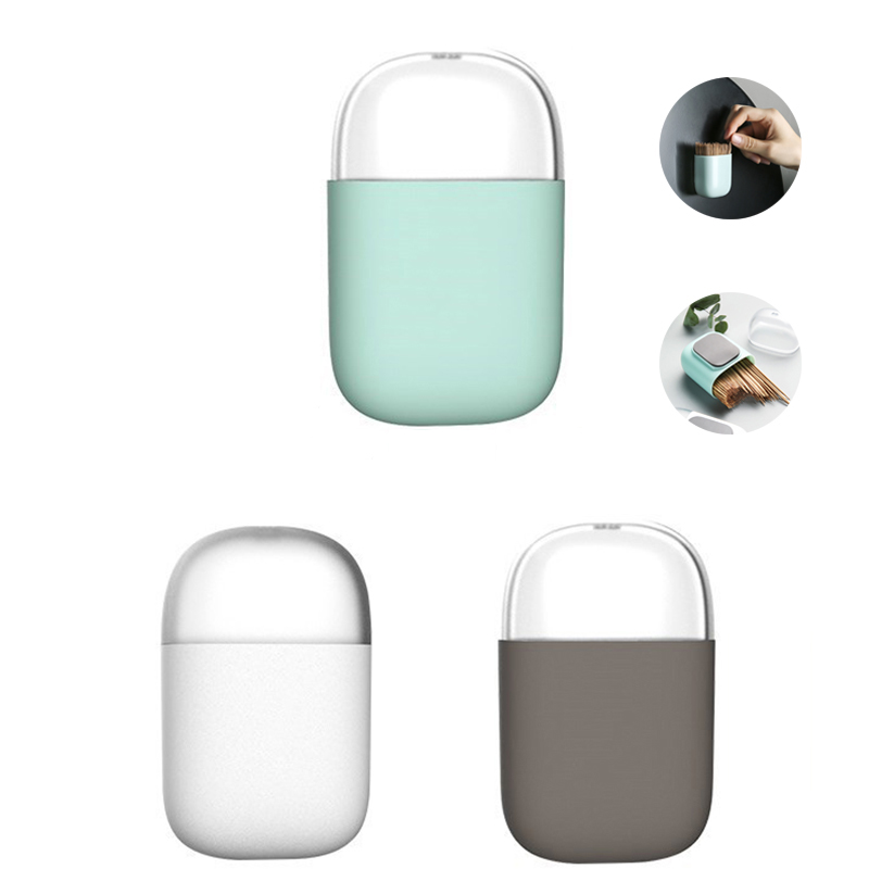 HOC4007 - Magnetic Nordic Toothpick Dispenser 厂家磁吸式牙签盒北欧ins简