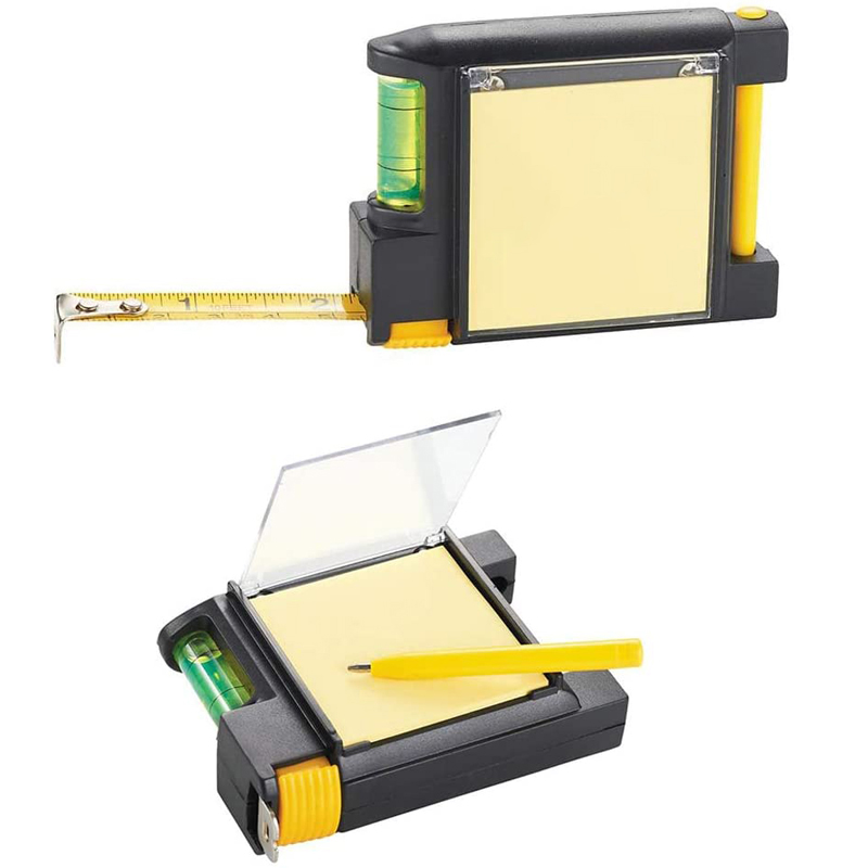 Built 2 Work 3 in 1 Tape Measure with Pen and Level