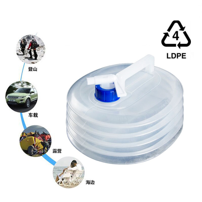 15L Collapsible Water Buckets/ Folding Water Container