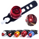 LED Tail Light For Bicycle / Rear Bike Tail Light Mini Strap