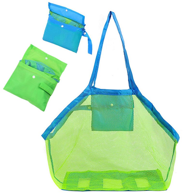 Large Mesh Toy Bag / Beach Tote / Mesh Beach Toy Bag