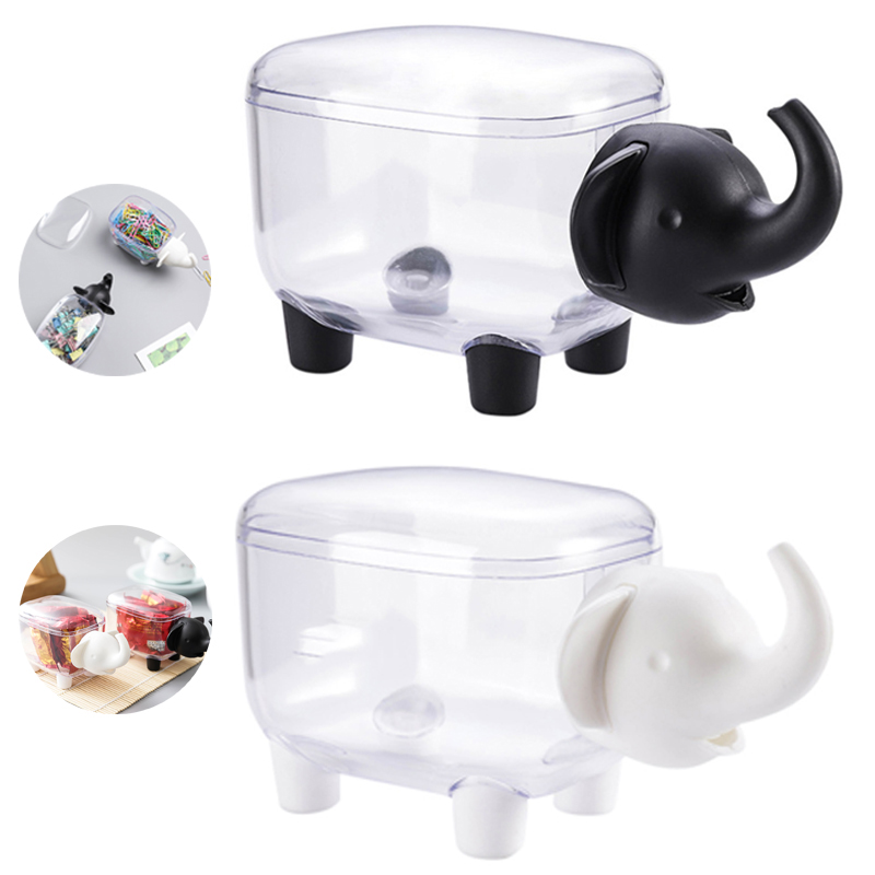 Desktop Storage Box Plastic Cotton Ball Holder