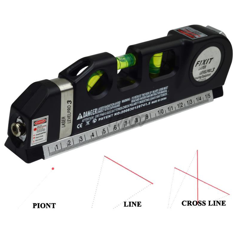Multi Functions Level With Tape Measure/Laser Level