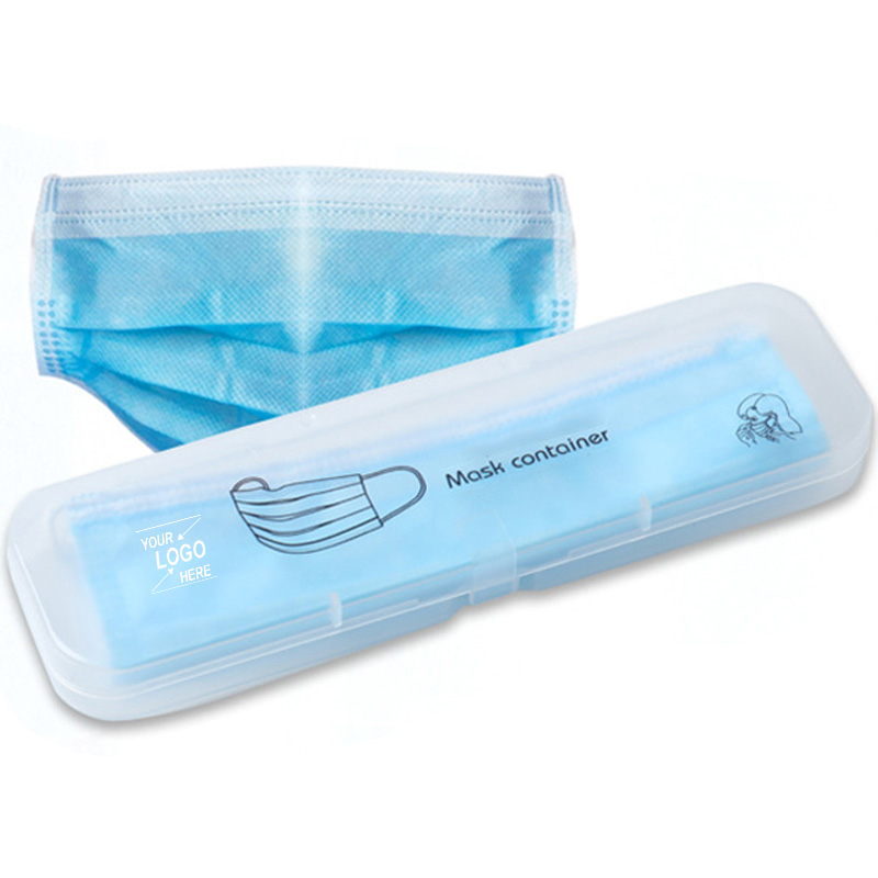 Clear Plastic face mask holder box