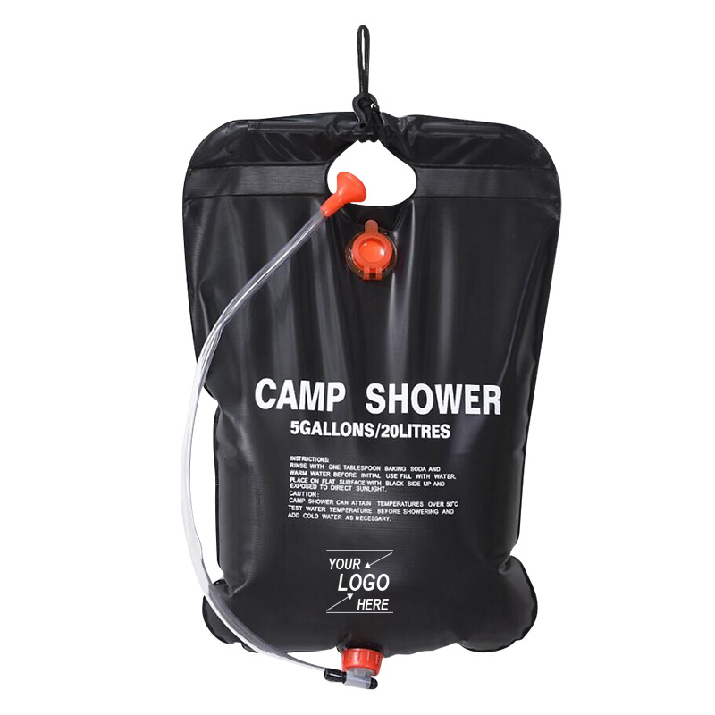 野营用品浴袋20L太阳能淋浴沐浴袋户外洗澡水袋露营装备用品