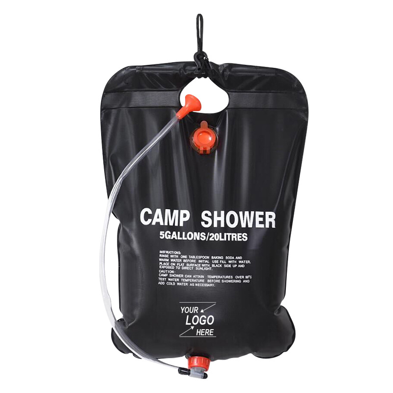 5 Gallons Camping Shower Bag / 20L Outdoor Solar Shower Bag