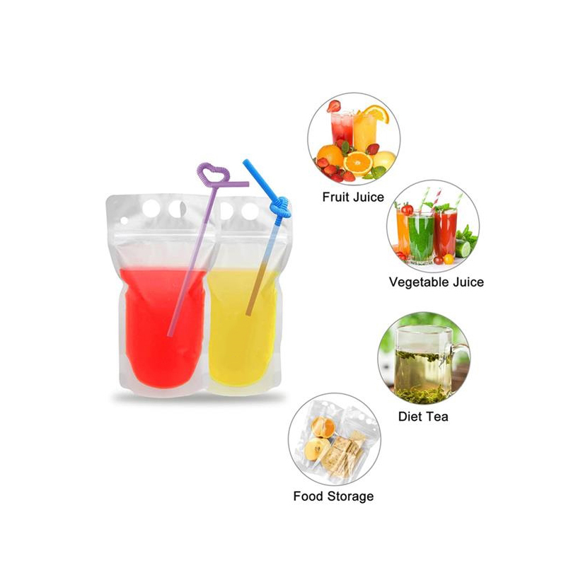 25 oz Drink Pouches with Straw Hole / Drink Pouch