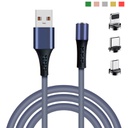 3 in 1 Magnetic Cable Data Line  Magnetic USB Cable 