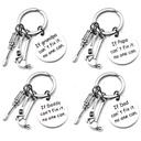 Pop Keychain with Ruler Hammer Wrench Screwdriver for Father