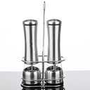 Electric Stainless Steel Salt and Pepper Mill Set 