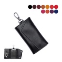 Leather Key Bag Holder, Key Case With 6 Hook