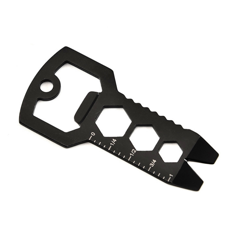 6-In-1 multi-function EDC Tool Hex Wrench, Ruler ，Bottle Ope