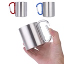 7oz Stainless Steel Double Wall Insulated Travel Mug with C