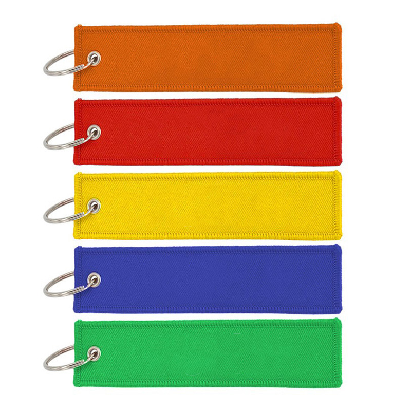Embroidered Keychain Tag