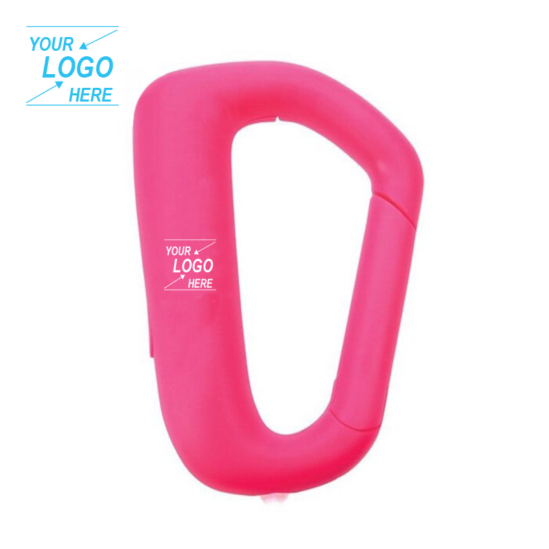 Matte LED Plastic Carabiner D ring Climbing Carabiner