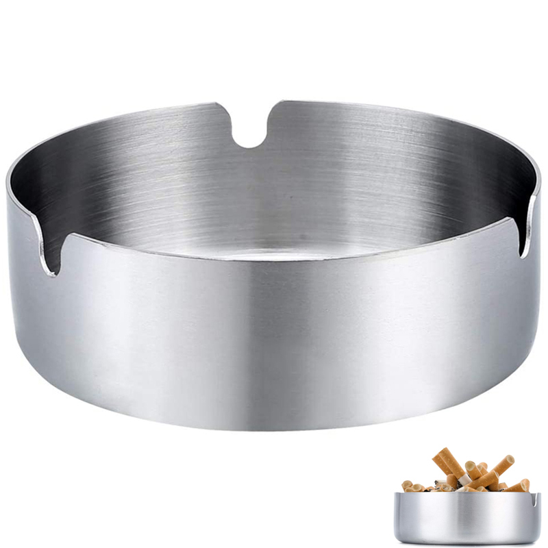 10cm stainless steel ashtray