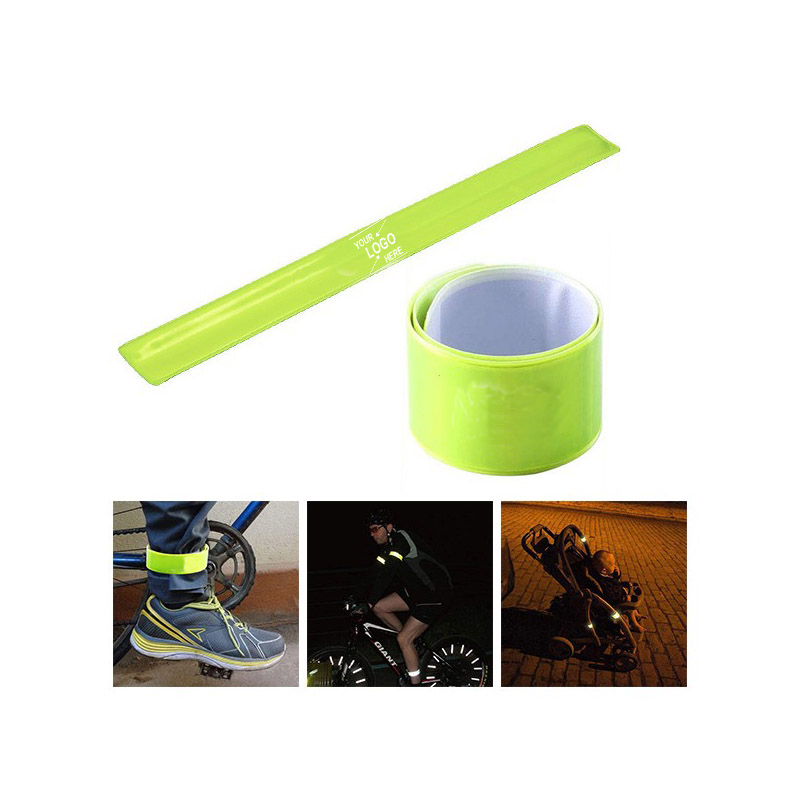 PVC Safety Reflective Slap Bracelet