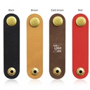 Leather Cable Organizer Earphone Magnet Winder