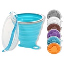 Kids Collapsible Silicone Cup travel coffee mug Silicone Cup