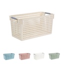 HOB6045 - Perforated Plastic Storage Box with Handle 日式整理收纳筐