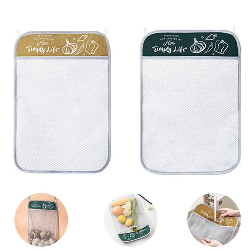Reusable Polyester Vegetables Fruit Mesh Produce Bag