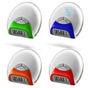 Round Step Pedometer