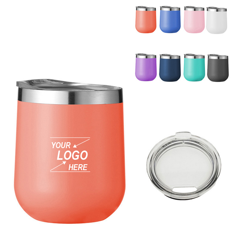 12oz Vacuum Insulated Cup    Stainless Steel Swig Wine Mug