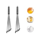 10-Inch stainless steel Spinning Whisk   Egg Whisk