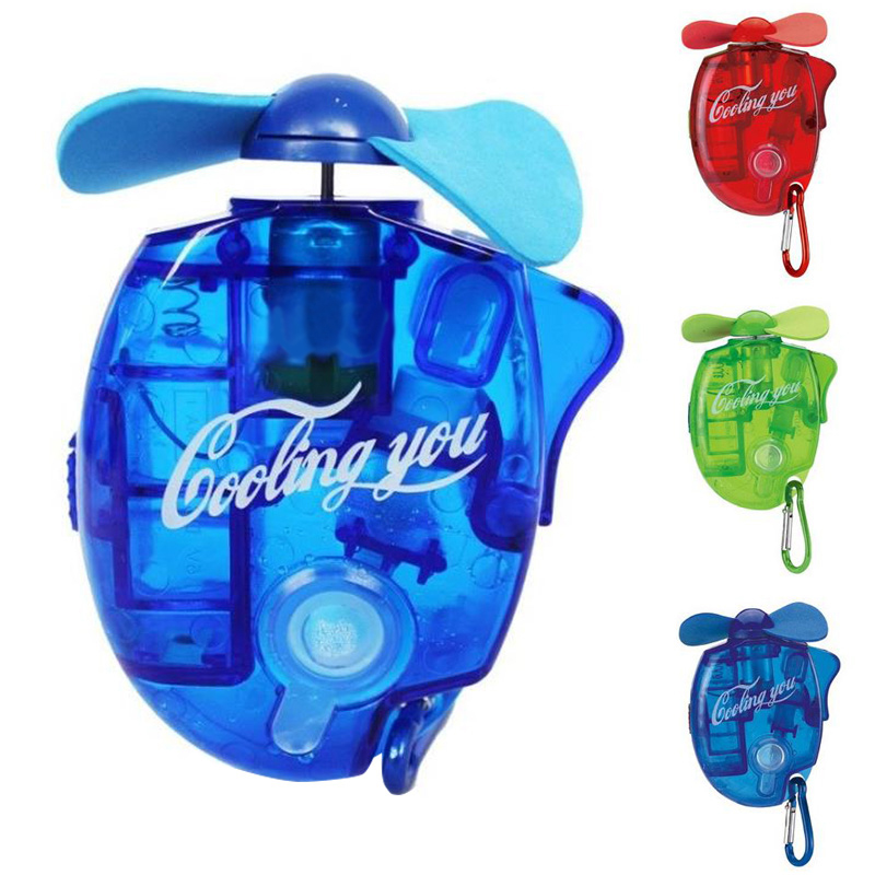 Small Carabiner Keychain Misting Fan