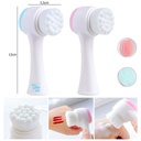 3D Silicone Double-sided Facial Cleaning Brush
