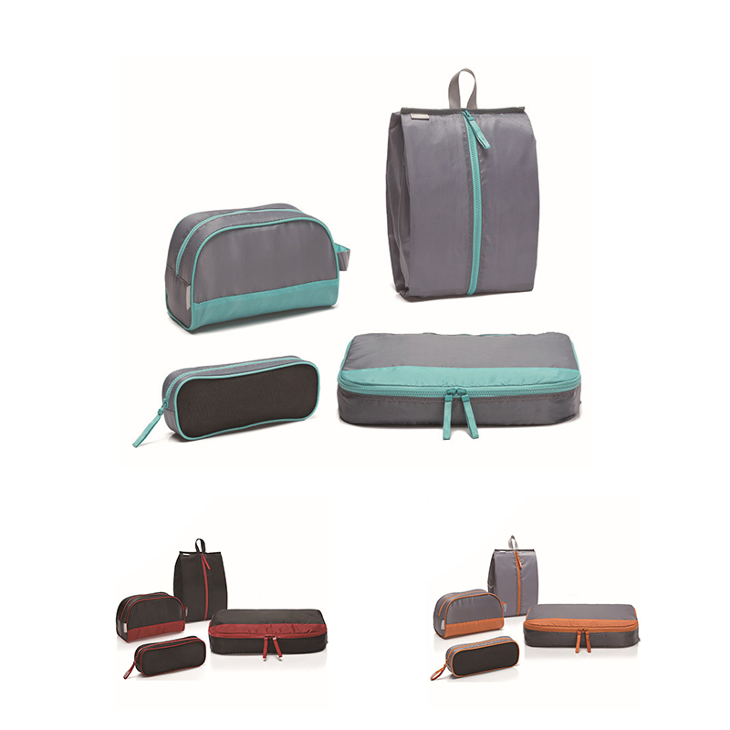 4-piece Waterproof Luggage Bag Organizer Set