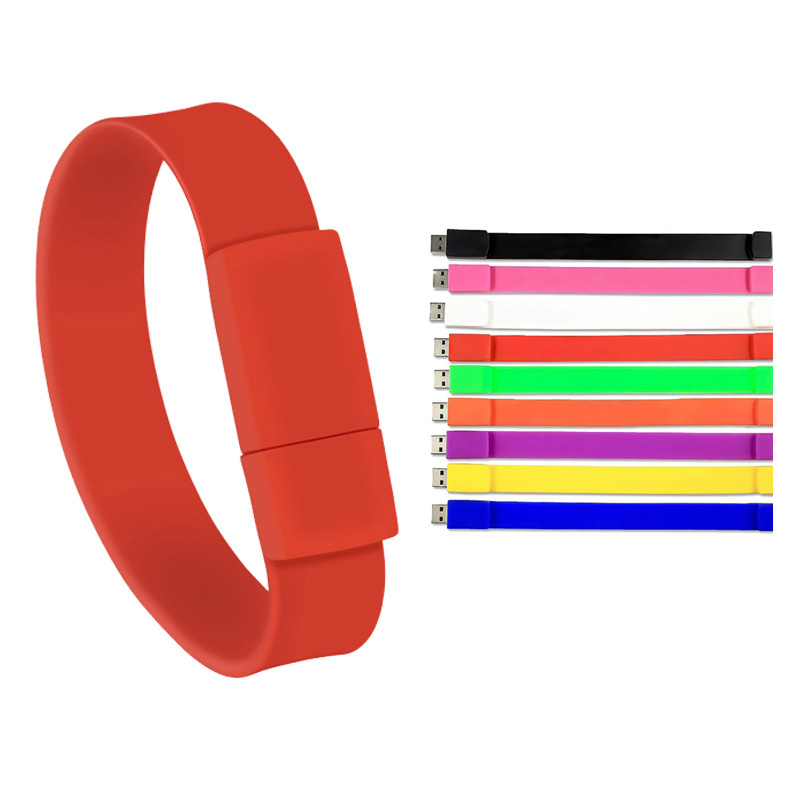 8GB Silicone Bracelet USB Flash Drive / 8GB USB Flash Drive