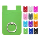Silicone Phone Card Holder Stick On Wallet for Mobile Phone