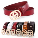 Cowhide Ladies Fashion Belt