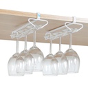 Nail Free Stemware Rack / Wine Glasses Storage Shelf